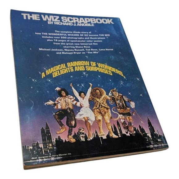 THE WIZ Scrapbook Original Motion Picture Souvenir Songbook 1978 Vintage‎ - Picture 2 of 6